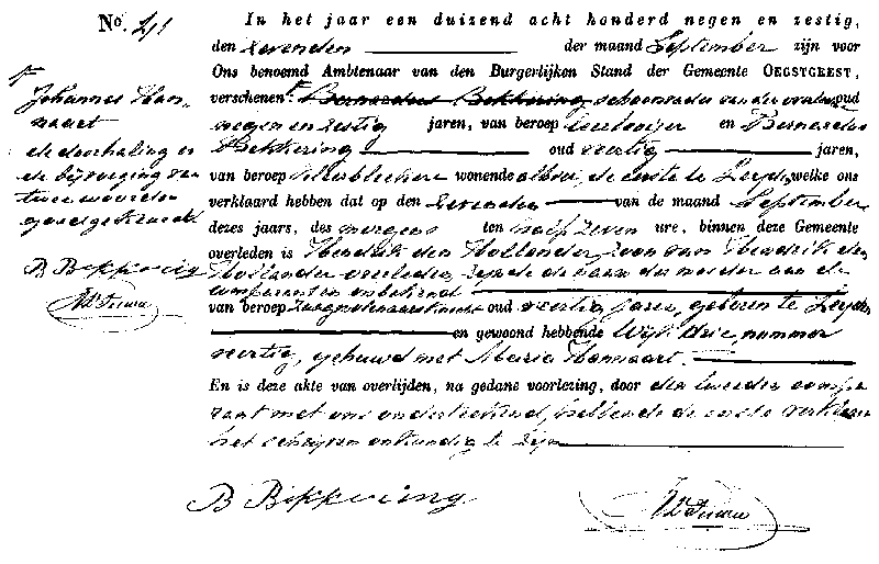 18690907 ovl akte 41 Hendrik d Hollander ev M Hannaart